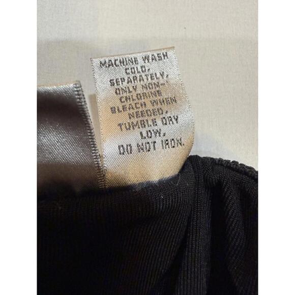 Chico’s Travelers Black Flowy Wide Leg Pull‎ On Pants Size 1 (small) - Picture 7 of 8